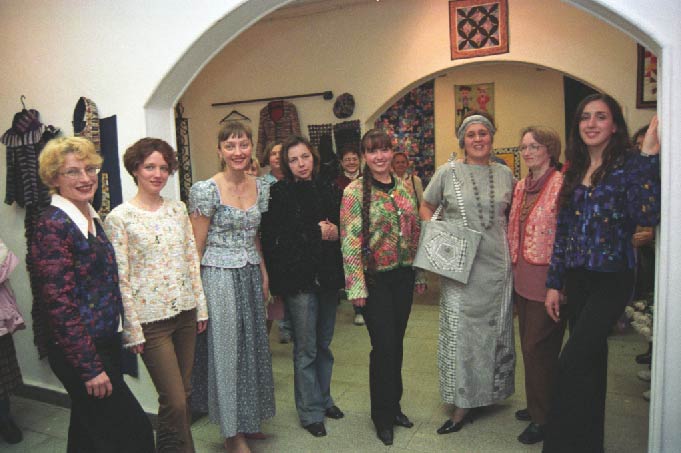 Участницы текстильной студии Т. Лазаревой